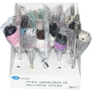 Ручка шариковая Basir (MC-4911) с крысами-мышками 20 шт/уп