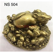 Крыса с животными восточного гороскопа (NS-504) из полистоуна