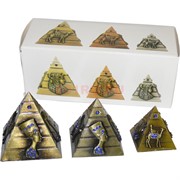 Пирамиды металлические (под мельхиор) 48 наборов/кор