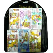 Магнит символ года 2020 «купюры разного номинала» 24 шт/уп