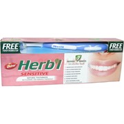 Зубная паста «Dabur Herb'l» для чувствительных зубов 150 г с зубной щеткой