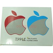 Карты для покера Apple 100% пластик 2 колоды x 54 карты