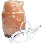 Лампа из цельного куска соли «роза» с питанием 220В