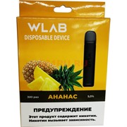 WLAB 300 затяжек Ананас одноразовый испаритель WLAB 300 затяжек Ананас одноразовый испаритель