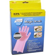 Силиконовые перчатки для мытья посуды Magic Brush 100 шт/кор