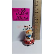 Символ 2021 года Бык Юбка (23-A) цветная керамика