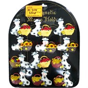 Магниты Бык (KL-3114) с корзинками из полистоуна Символ 2021 года 576 шт/кор