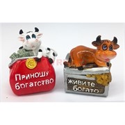 Фигурка Бык «Приношу богатство» Символ 2021 года из полистоуна