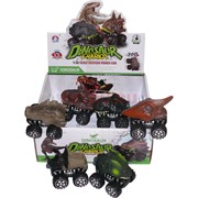 Машинка динозавр инерционная 6 шт/уп Dinosaur Chariot