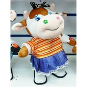 Музыкальная мягкая игрушка (AZ-1736) Корова Символ 2021 года