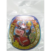 Магнит из ПВХ овальный Деньги в дом Бык Символ 2021 года