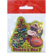 Магнит из ПВХ Деньги в дом Бык Символ 2021 года