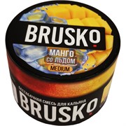 Кальянная смесь бестабачная Brusko 50 гр «Манго со льдом»