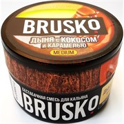 Brusko 50 гр «Дыня с кокосом и карамелью» бестабачная кальянная смесь