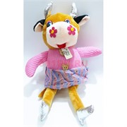 Мягкая игрушка Корова в платье (KL-3197) Символ 2021 года 6 шт/уп