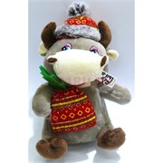 Мягкая игрушка Бык с мешком (KL-3193) Символ 2021 года 6 шт/уп