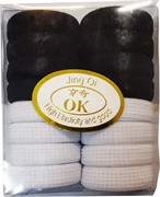 Резинка черно-белая (KG-234) цена за упаковку 160 шт