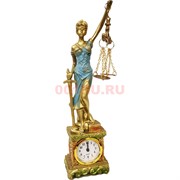 Фигурка Фемида с весами и часами
