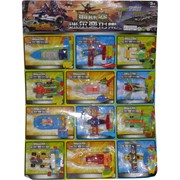 Набор игрушек «транспортное средство» 12 шт на листе