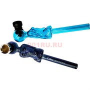 Трубка стеклянная D&K glass pipe 8570A цветная