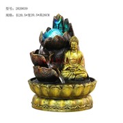Фонтан 26 см (2020039) Будда из полистоуна