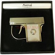 Зажигалка сувенирная газовая Lomai "Пистолет" 3 цвета в ассортименте