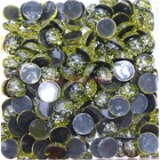 Кабошоны 15 мм круглые из зеленого янтаря