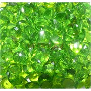 Кабошоны 10x12 «бриллиант» из зеленого стекла