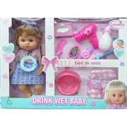 Кукла Drink wet baby 35 см со звуковыми эффектами
