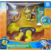 Набор игрушечный Щенки-спасатели с динозаврами