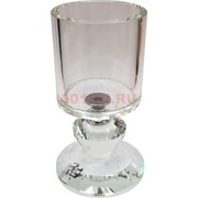Подсвечник стеклянный «чаша» 12,5 см (XH103-37)