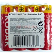 Цинковые батарейки  AA R6P KODAK 4 шт/уп (AA) (цена за упаковку)