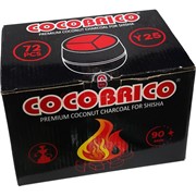 Уголь для калауда Cocobrico 25 мм 72 кубика 1 кг