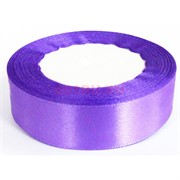 Лента 20 мм атласная светло-фиолетовая 10 шт/уп