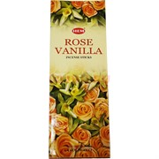 Благовония HEM "Rose Vanilla" цена за упаковку из 6 тубусов