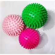 Мячики тактильные шуршики 75 мм цвета в ассортименте