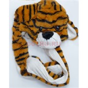 Шапка тигр с поднимающимися ушами 10 шт/упаковка