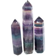 Карандаши кристаллы 9-11 см из цветного флюорита