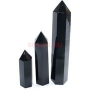 Карандаши кристаллы 9-11 см из черного обсидиана