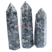Карандаши кристаллы 7-9 см из ларвикита (лабрадорит)