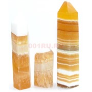 Карандаши кристаллы 9-10 см из желтого кальцита