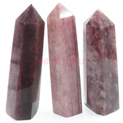 Карандаши кристаллы 9-10 см из клубничного кварца