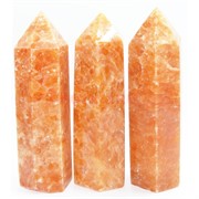 Карандаши кристаллы 9-10 см из оранжевого кальцита