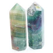 Карандаши кристаллы 8 см из зеленого флюорита