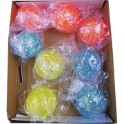 Игрушка антистресс мялка мячик с блестками 12 шт/упаковка