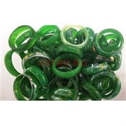 Кольца хамелеон из минерала зеленый цвет