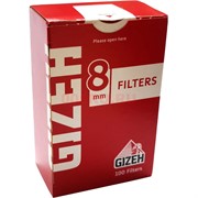 Фильтры для самокруток Gizeh 8 мм 100 шт
