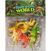 Набор фигурок Динозавры 5-в-1 цена за упаковку