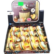Игрушка трещотка Гамбургер мини 16 шт/упаковка