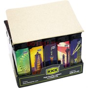 Зажигалка KKK турбо 3KD-859-1 башни 50 шт/упаковка